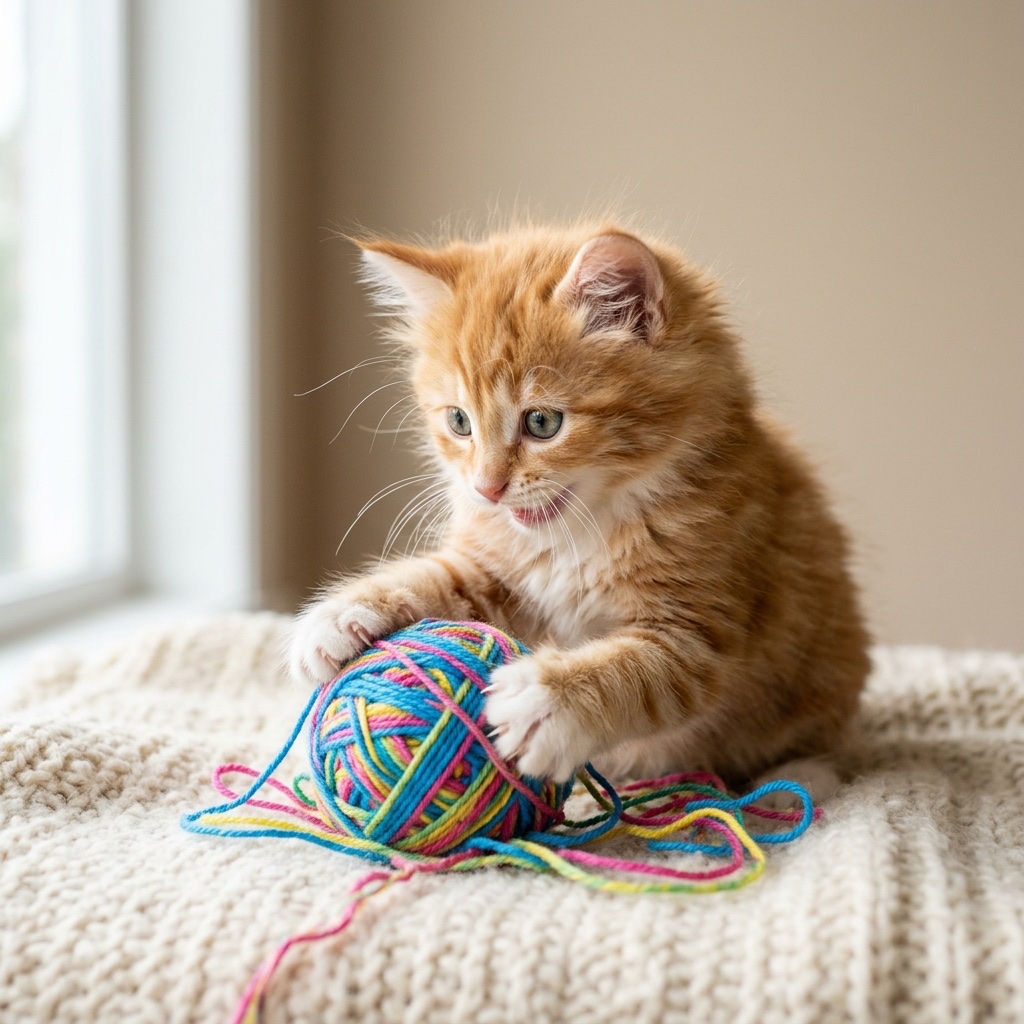 Real photo of Cozy Kitten