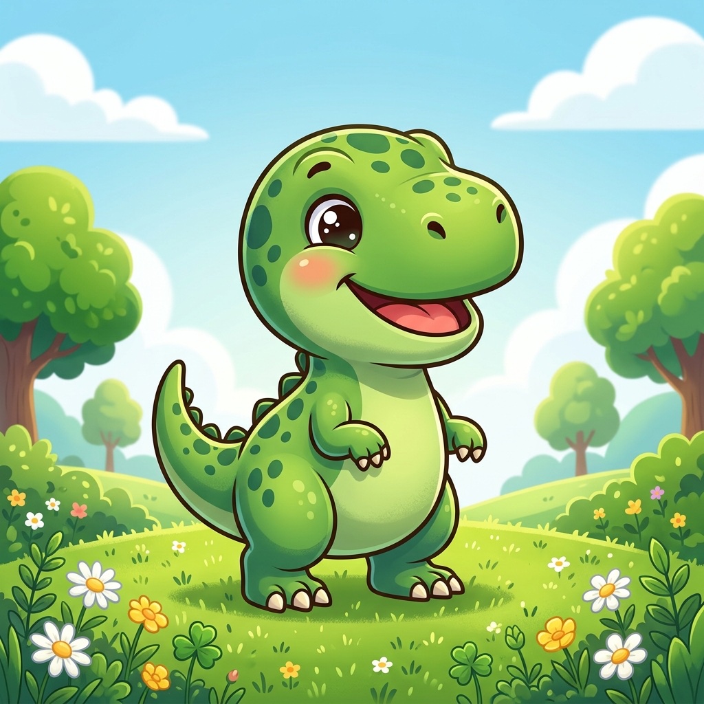 Real photo of Playful Dino